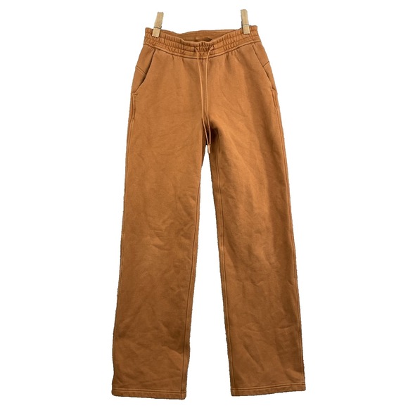 Lululemon Loungeful Sweatpants Women's 4 Brown Fleece Gorpcore Travel Athleisure